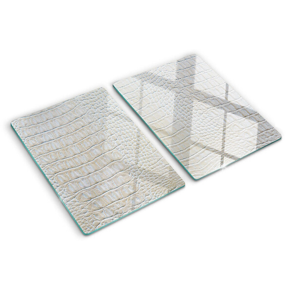 Schneidebrett Krokodilledermuster