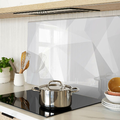 Glas schneidebrett Geometrische Formen in Grautönen