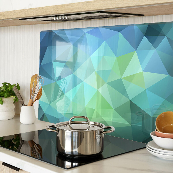 Schneidebrett mit geometrischem abstraktem Muster