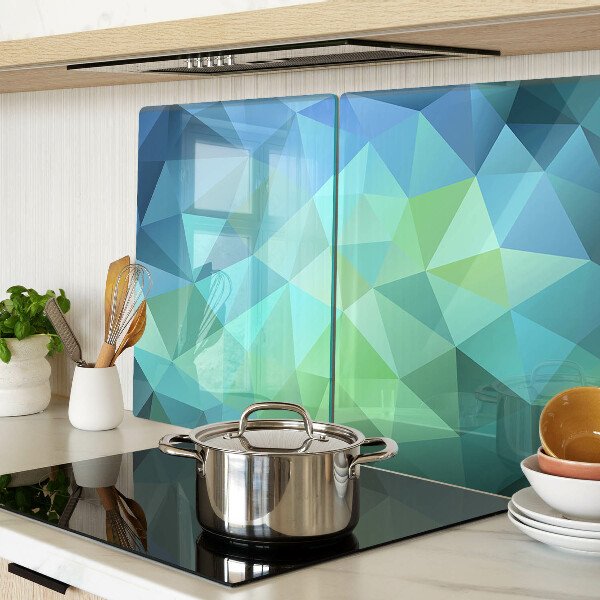 Schneidebrett mit geometrischem abstraktem Muster