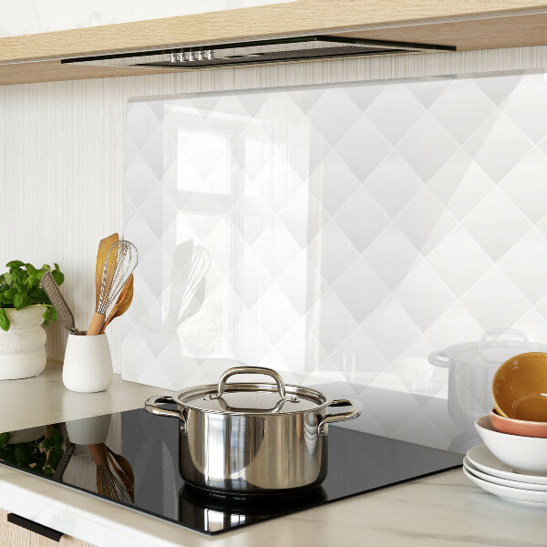 Glas schneidebrett Rautenmuster