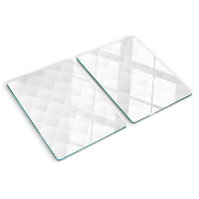 Glas schneidebrett Rautenmuster