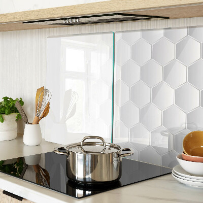 Schneidebrett mit sechseckigem Muster