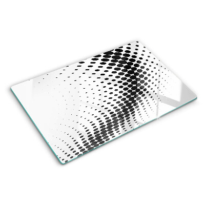 Schneidebrett mit Polka-Dot-Motiv