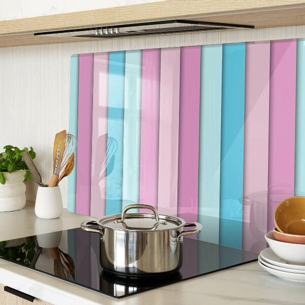 Glas schneidebrett Geometrie in Pastellfarben