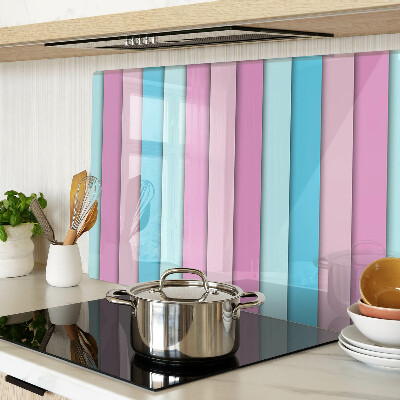 Glas schneidebrett Geometrie in Pastellfarben