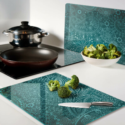 Schneidebrett Paisley-Muster