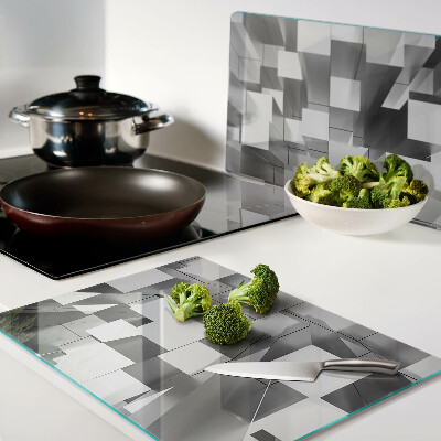 Glas schneidebrett Abstrakte geometrische Formen