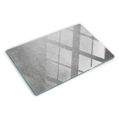 Schneidebrett glas Spiegelung im Fenster