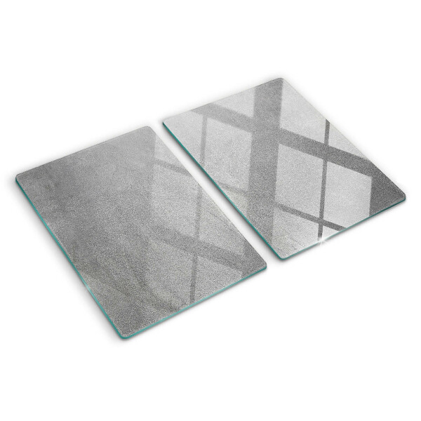 Schneidebrett glas Spiegelung im Fenster