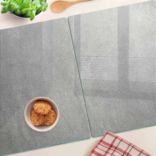 Schneidebrett Glas mit reflektierendem Fensterdesign