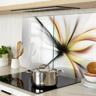 Schneidebrett Florales Abstraktum mit dynamischen Linien