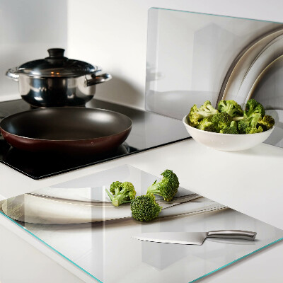 Schneidebrett Wellen in Beigetönen