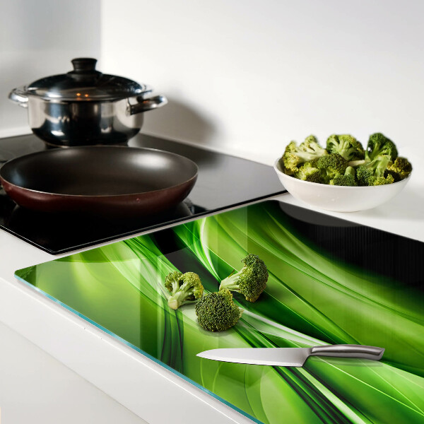 Schneidebrett Grüne abstrakte Wellen