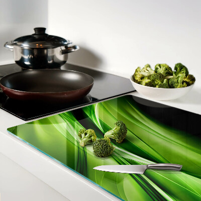 Schneidebrett Grüne abstrakte Wellen