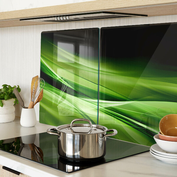 Schneidebrett Grüne abstrakte Wellen