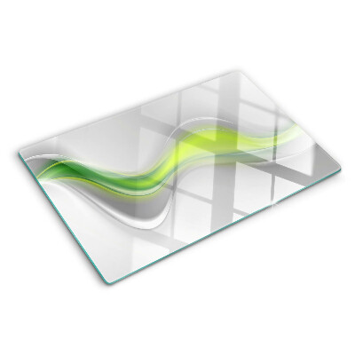 Schneidebrett Wellen in Grüntönen