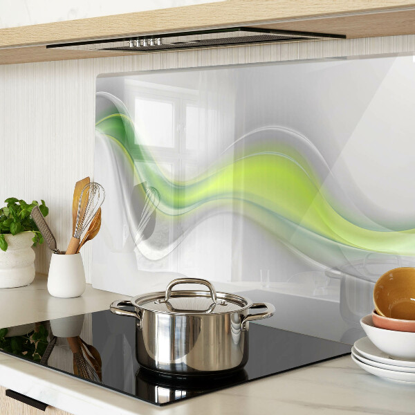 Schneidebrett Wellen in Grüntönen