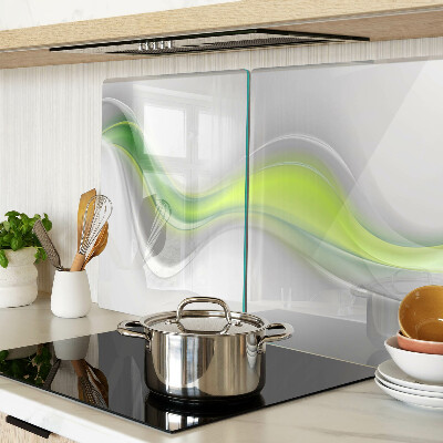 Schneidebrett Wellen in Grüntönen