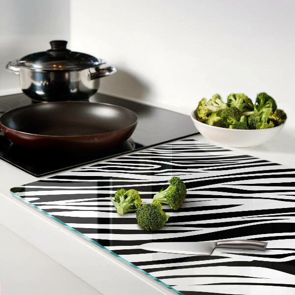 Schneidebrett mit Zebramuster