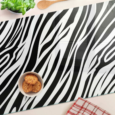 Schneidebrett mit Zebramuster