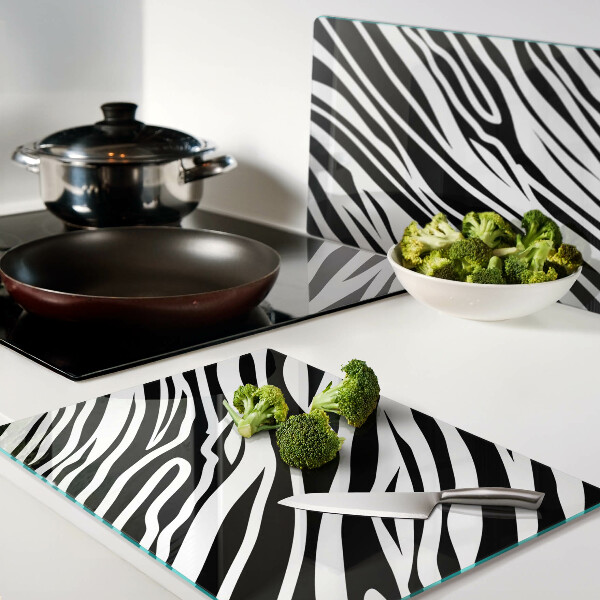 Schneidebrett mit Zebramuster