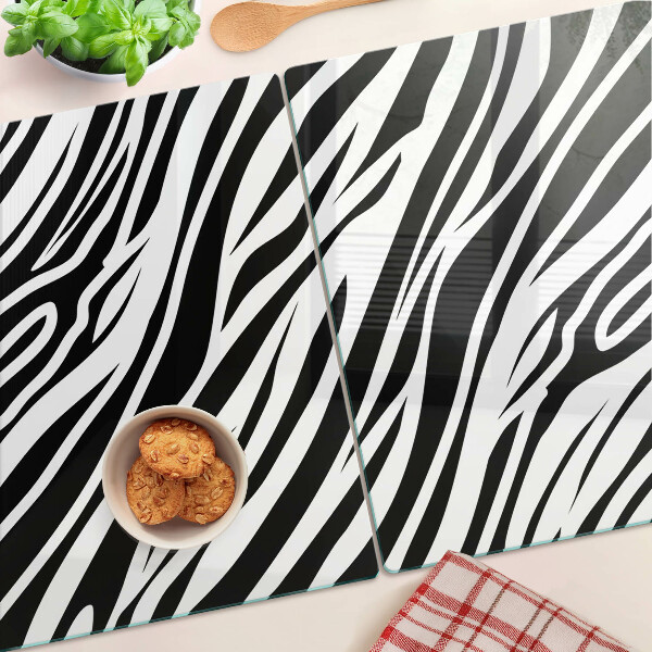 Schneidebrett mit Zebramuster