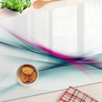 Schneidebrett Abstrakte Farbwellen