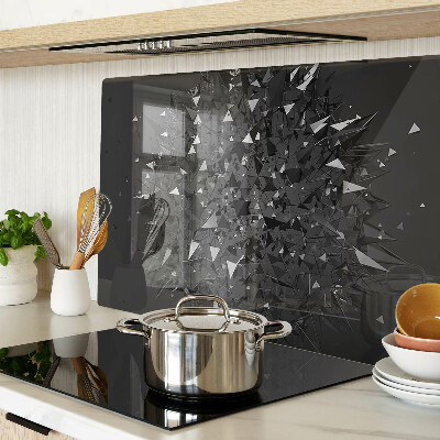 Glas schneidebrett Abstraktes geometrisches Muster