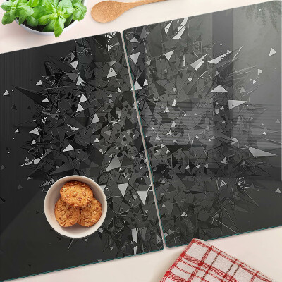 Glas schneidebrett Abstraktes geometrisches Muster