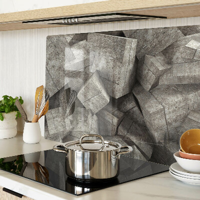 Schneidebrett mit abstraktem geometrischem Muster