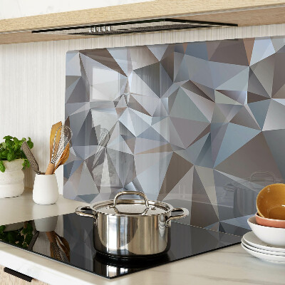 Glas Schneidebrett mit Diamantschliffmuster