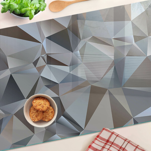 Glas schneidebrett Diamantschliffmuster