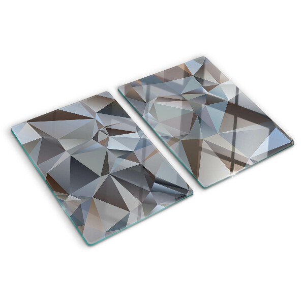 Glas schneidebrett Diamantschliffmuster