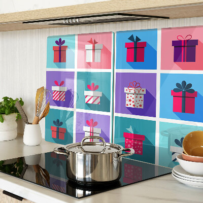 Schneidebrett glas Geschenkmotive in verschiedenen Farben