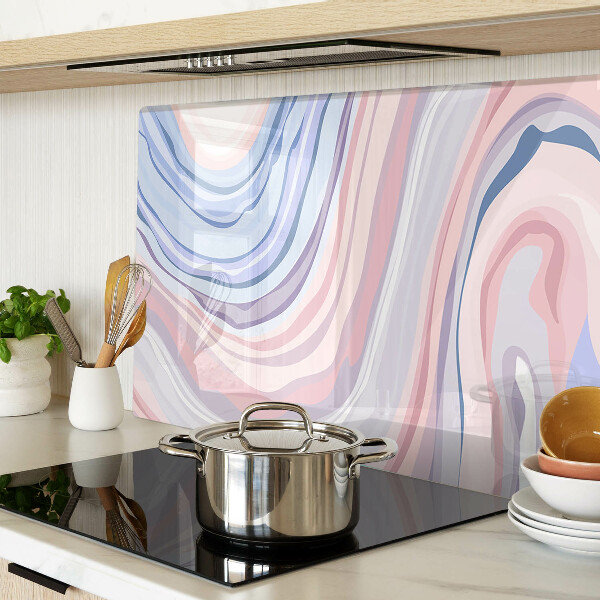 Schneidebrett Marmoriertes Muster in Pastellfarben