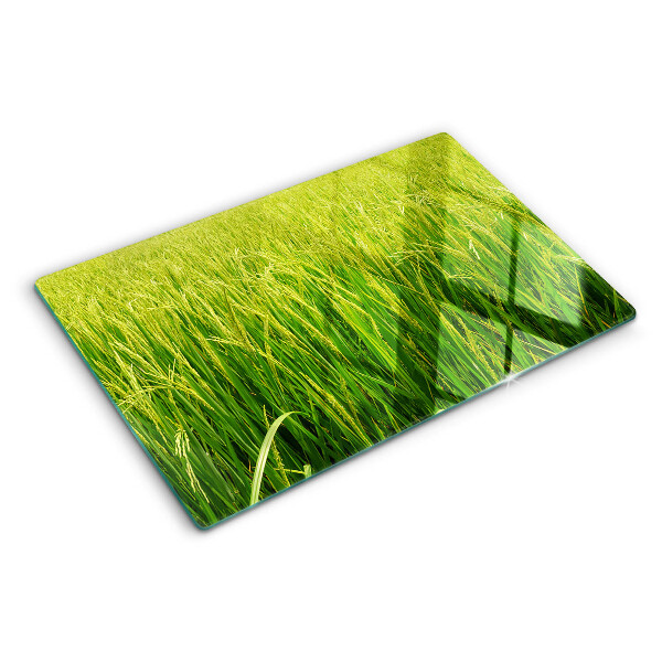 Schneidebrett glas Grüne Graswiese