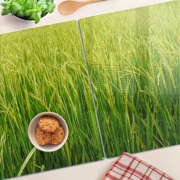 Schneidebrett glas Grüne Graswiese