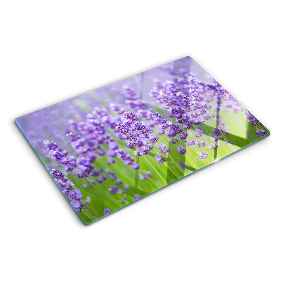 Schneidebrett Lavendelfeld