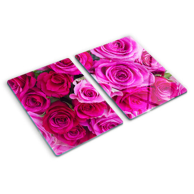 Schneidebrett Rosen in Rosatönen