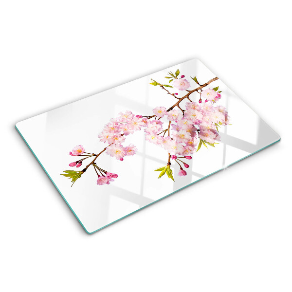 Schneidebrett mit Motiv »Frühlingskirschblüte«