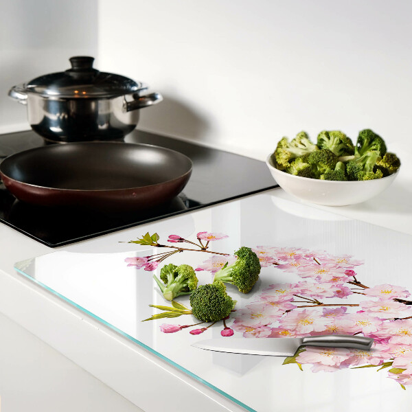 Schneidebrett Frühlingskirschblüte