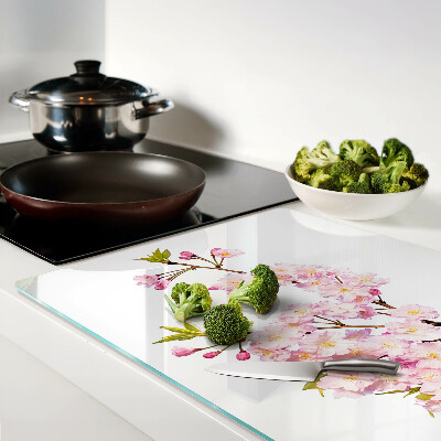 Schneidebrett Frühlingskirschblüte