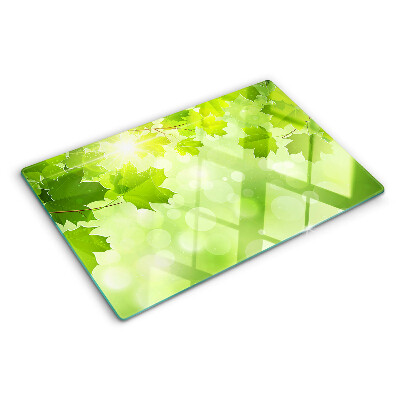 Schneidebrett Glas mit Motiv 