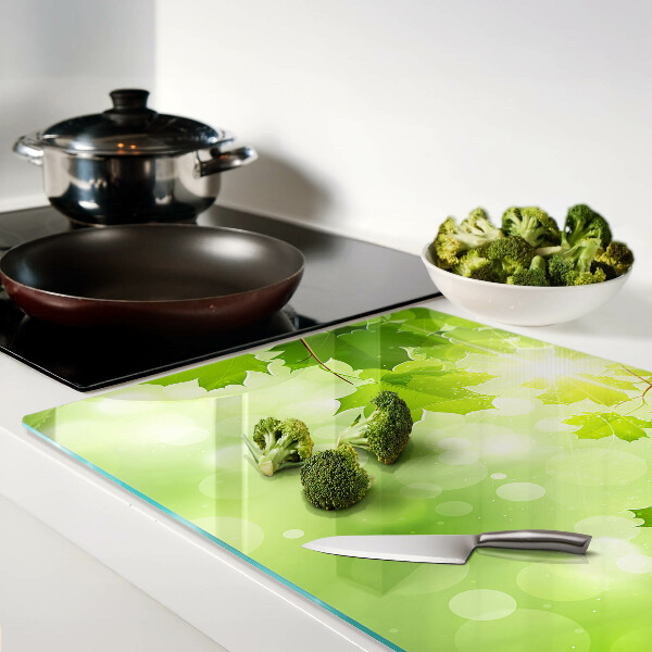 Schneidebrett Glas mit Motiv 