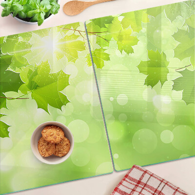 Schneidebrett Glas mit Motiv 