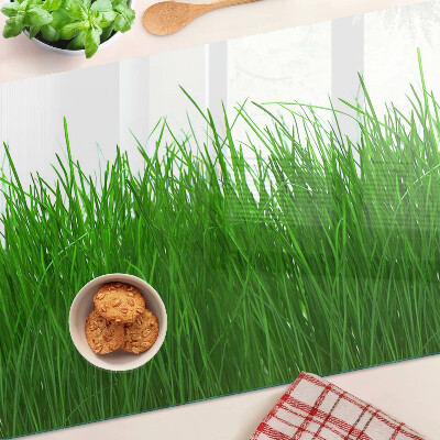 Schneidebrett mit Motiv „Gras in der Sonne“
