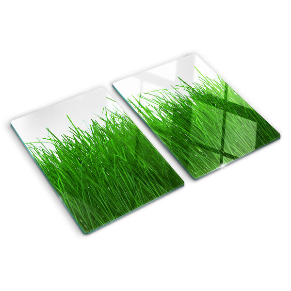 Schneidebrett mit Motiv „Gras in der Sonne“