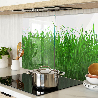 Schneidebrett mit Motiv „Gras in der Sonne“