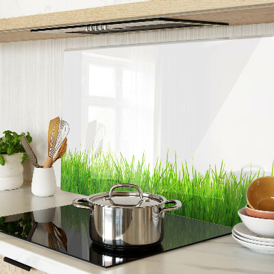 Glas schneidebrett Grünes Gras